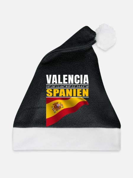 Valencia - Weihnachtsmütze - Schwarz/Weiß