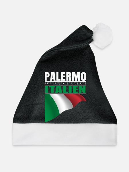 Palermo - Weihnachtsmütze - Schwarz/Weiß