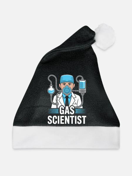 Anesthesiologist Gas Scientist Anesthesia - Weihnachtsmütze - Schwarz/Weiß