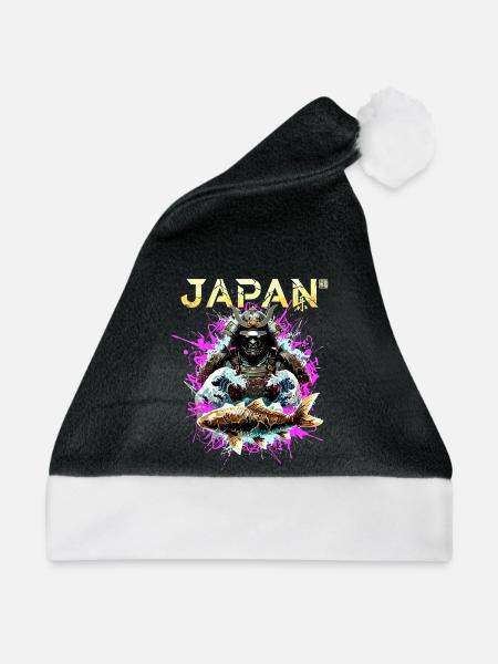 Cyber Samurai – Japan Krieger - Weihnachtsmütze - Schwarz/Weiß