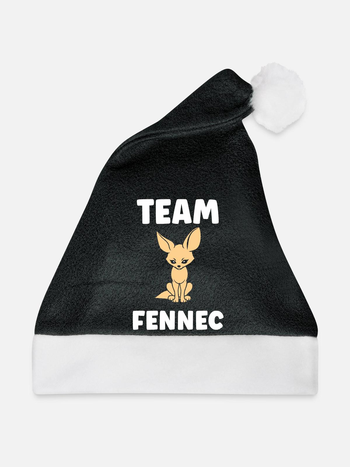 Fennek - Weihnachtsmütze - Schwarz/Weiß - Vorne