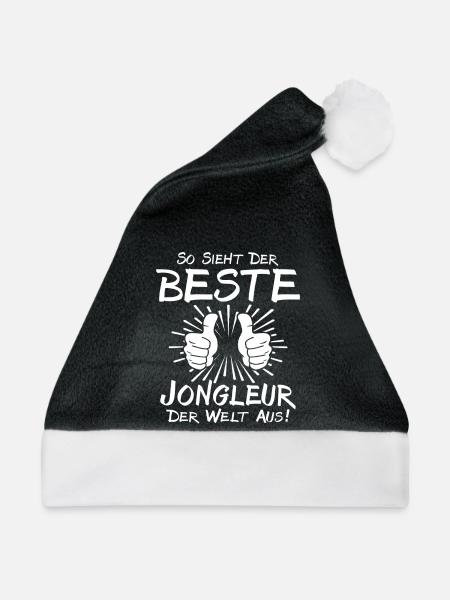 Bester Jongleur - Weihnachtsmütze - Schwarz/Weiß