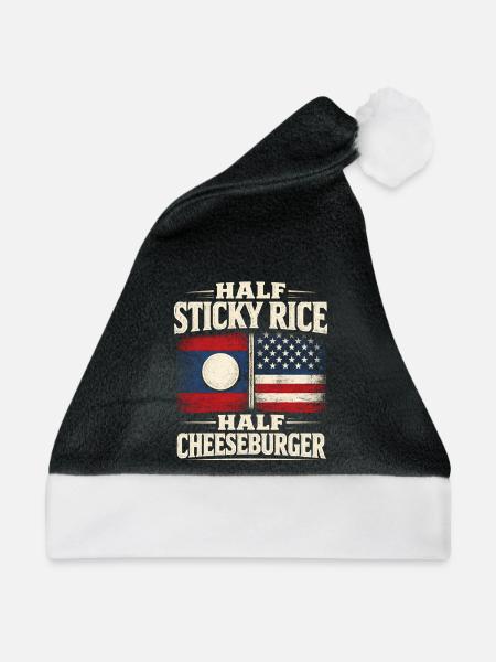 Laos Laotische Wurzel - Weihnachtsmütze - Schwarz/Weiß