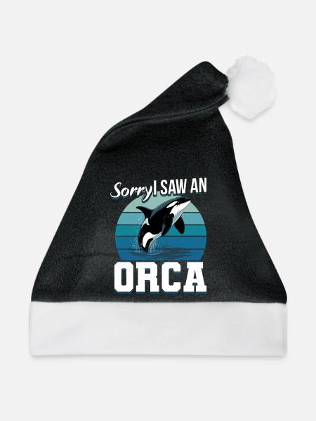 Funny Orca - Weihnachtsmütze - Schwarz/Weiß