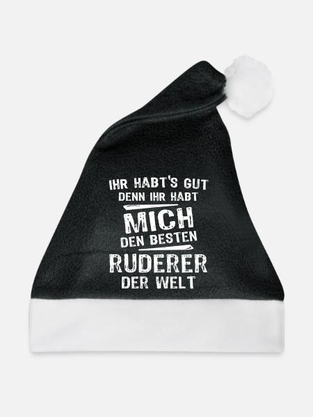Ruderer - Weihnachtsmütze - Schwarz/Weiß