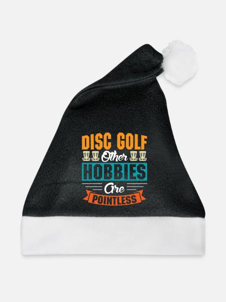 Disc Golf Geschenke Discgolf - Weihnachtsmütze - Schwarz/Weiß