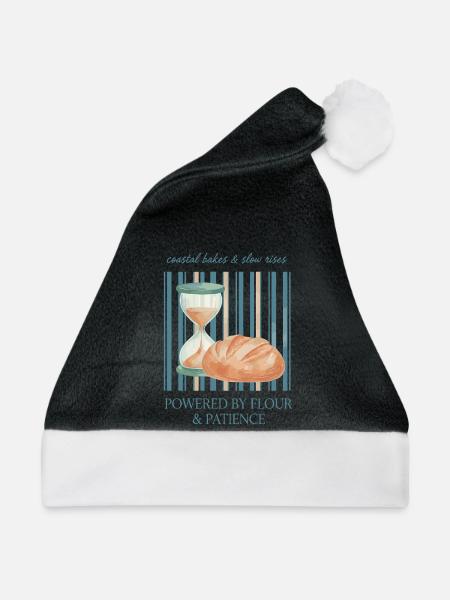 Sauerteigbrot Backen Küstenbacke Langsam geht auf - Weihnachtsmütze - Schwarz/Weiß