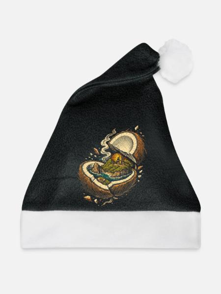 Bali Reise - Weihnachtsmütze - Schwarz/Weiß