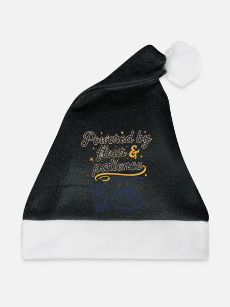 Sauerteigbrot Backbäcker Sauerteigstarter - Weihnachtsmütze - Schwarz/Weiß