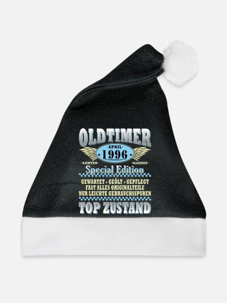 Oldtimer 1996 Spezialedition - Weihnachtsmütze - Schwarz/Weiß
