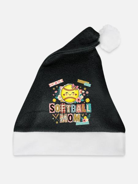 Lösegeldbrief Softball-Mama Mutter - Weihnachtsmütze - Schwarz/Weiß