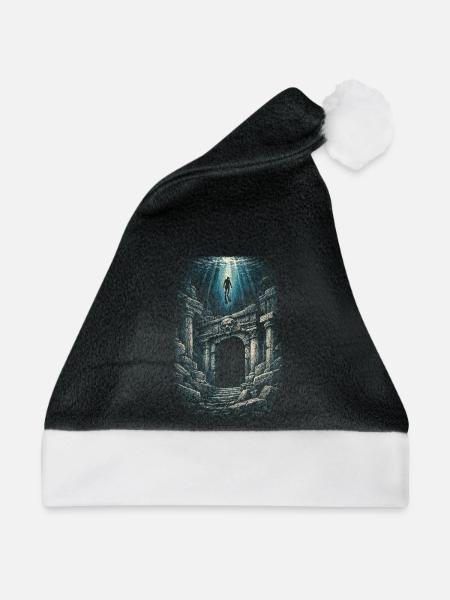 Apnoetauchen Freitauchen - Weihnachtsmütze - Schwarz/Weiß