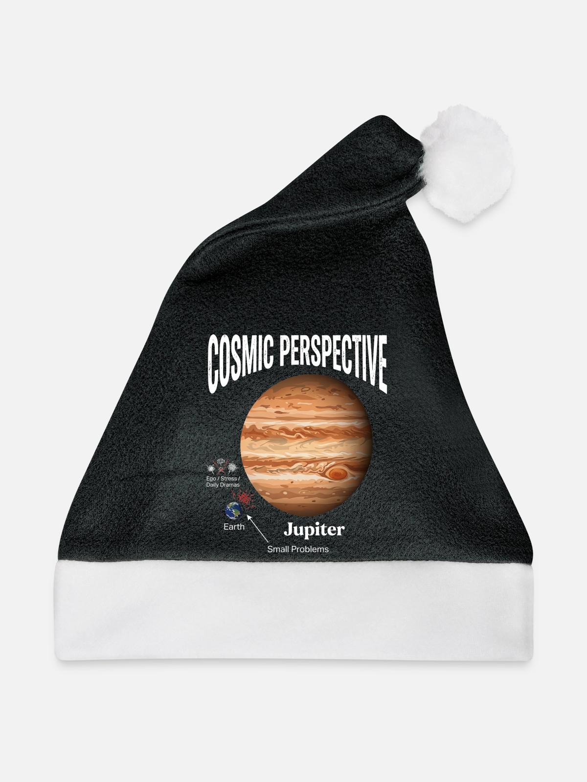 Cosmic Perspective - Weihnachtsmütze - Schwarz/Weiß - Vorne