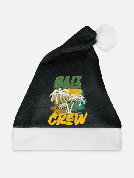 Bali Crew - Weihnachtsmütze - Schwarz/Weiß