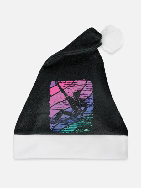 Boulderer Boulder Bouldern - Weihnachtsmütze - Schwarz/Weiß