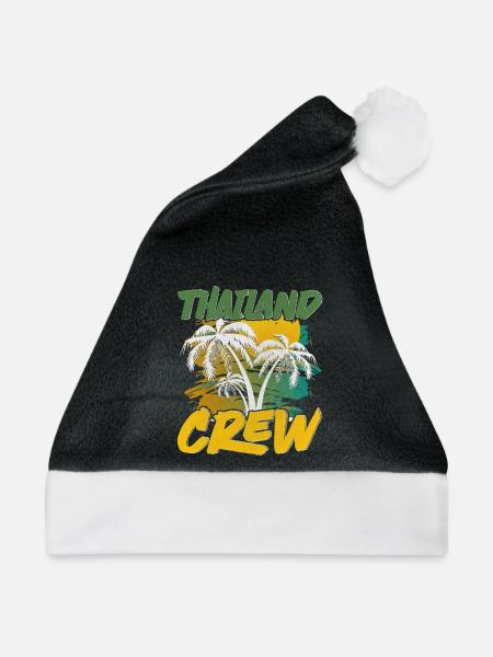 Thailand Crew - Weihnachtsmütze - Schwarz/Weiß