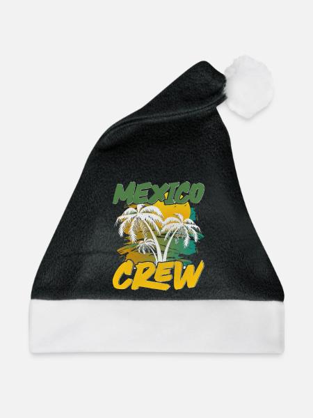 Mexiko Crew - Weihnachtsmütze - Schwarz/Weiß