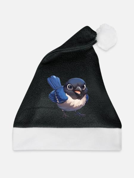 Elstern Elster - Weihnachtsmütze - Schwarz/Weiß