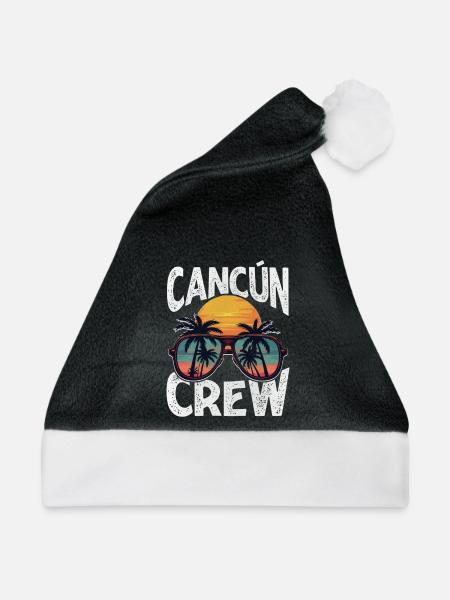 Cancun Crew - Weihnachtsmütze - Schwarz/Weiß