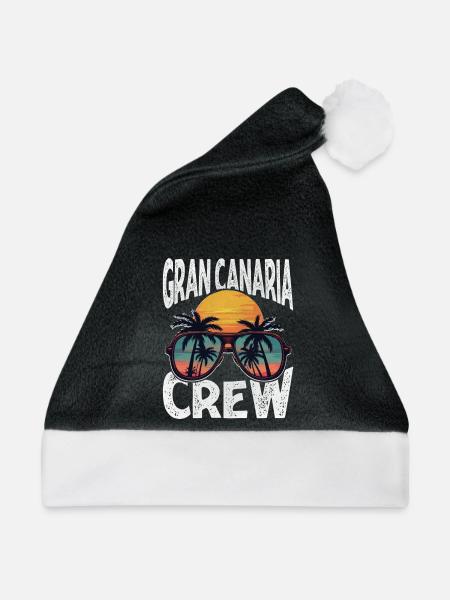 Gran Canaria Crew - Weihnachtsmütze - Schwarz/Weiß