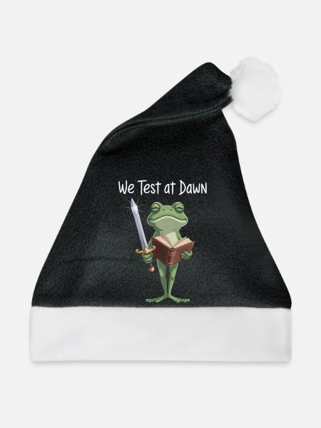 Dawn Quest Froschschwert & Buch - Weihnachtsmütze - Schwarz/Weiß