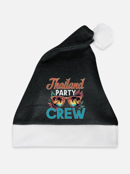 Thailand Crew - Weihnachtsmütze - Schwarz/Weiß