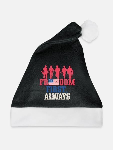 Veterans Day Für Republikaner - Weihnachtsmütze - Schwarz/Weiß