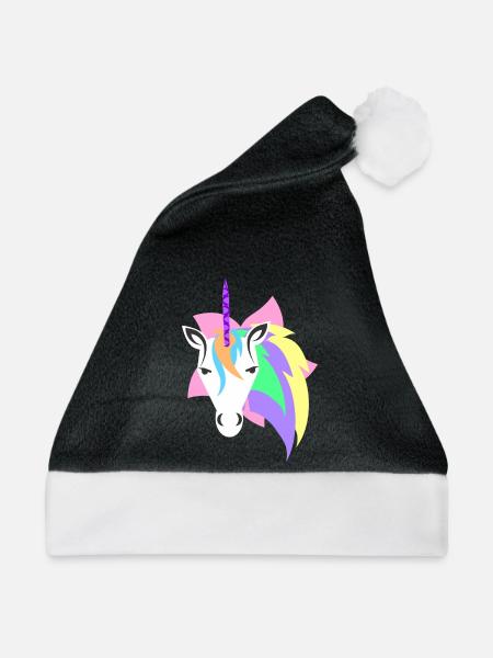 Introvertiertes Einhorn – Leave Me Alone - Weihnachtsmütze - Schwarz/Weiß