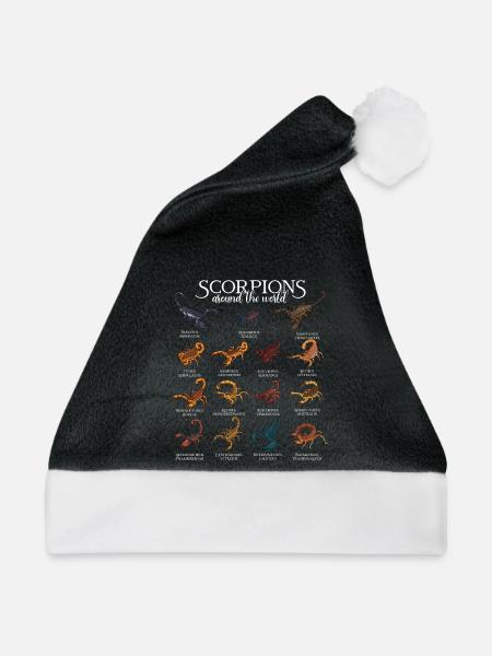 Skorpione der Welt - Weihnachtsmütze - Schwarz/Weiß - Vorne