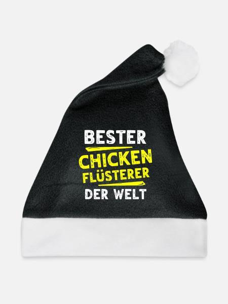 Chicken Geschenk - Weihnachtsmütze - Schwarz/Weiß