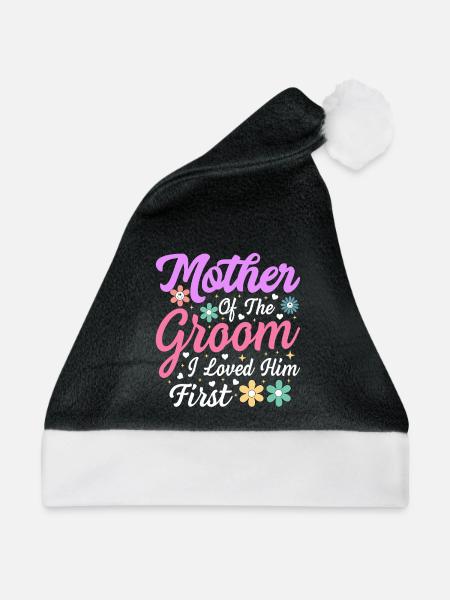 Mutter des Bräutigams: First Love - Weihnachtsmütze - Schwarz/Weiß