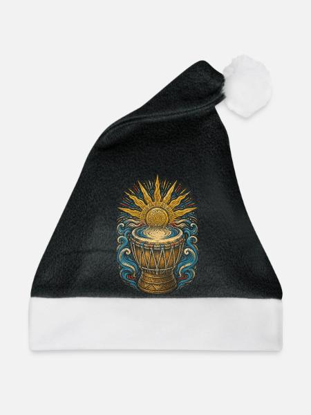 Belize Belizische Wurzel - Weihnachtsmütze - Schwarz/Weiß