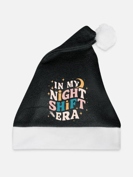 In meiner Nachtschicht-Ära - Weihnachtsmütze - Schwarz/Weiß