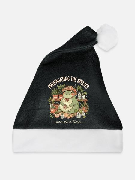 Vermehrung der Art, Garten-Mama - Weihnachtsmütze - Schwarz/Weiß