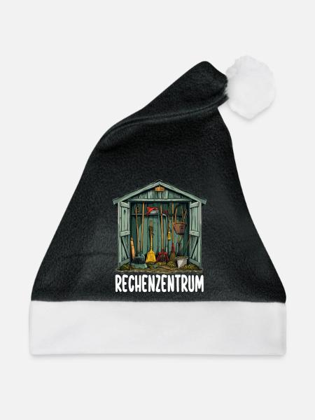 Rechenzentrum Selbstversorgung Gärtner - Weihnachtsmütze - Schwarz/Weiß