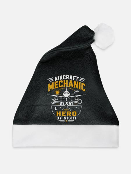 Flugzeugtechniker Luftfahrt Und Wartung - Weihnachtsmütze - Schwarz/Weiß