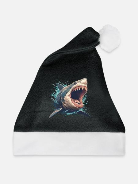Haie Hai - Weihnachtsmütze - Schwarz/Weiß
