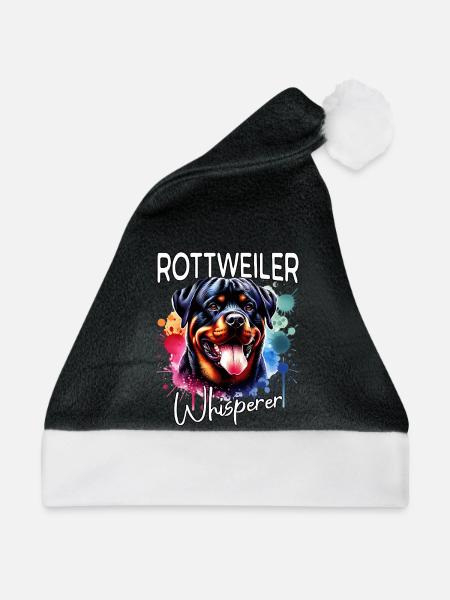 Rottweiler Flüsterer - Weihnachtsmütze - Schwarz/Weiß