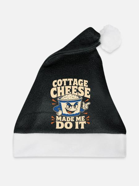 Proteinreiches Snack-geschenk Für Feinschmecker - Weihnachtsmütze - Schwarz/Weiß