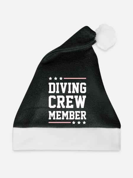 Diving Crew - Weihnachtsmütze - Schwarz/Weiß