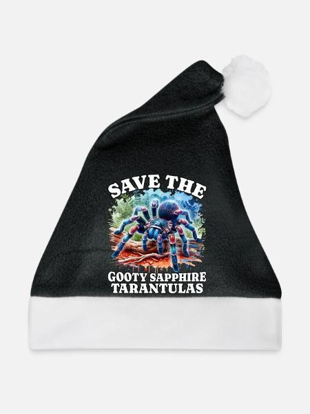 Save Gooty Saphir Tarantel - Weihnachtsmütze - Schwarz/Weiß