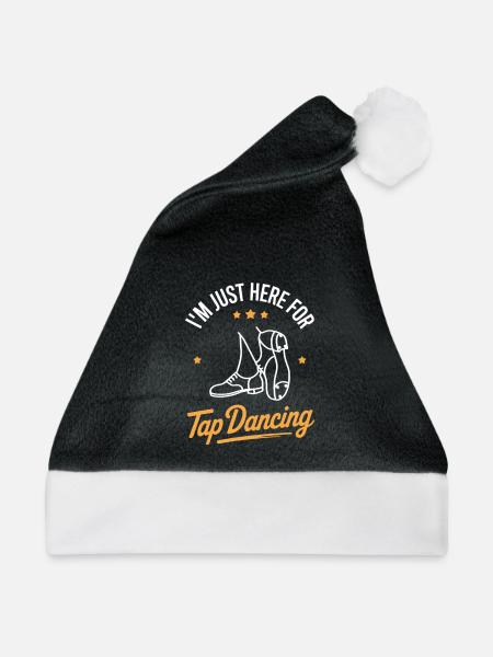 Stepptanz Stepptanzen Stepptänzer Geschenk - Weihnachtsmütze - Schwarz/Weiß