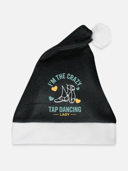 Stepptanz Stepptanzen Stepptänzer Geschenke - Weihnachtsmütze - Schwarz/Weiß