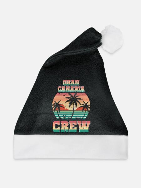 Gran Canaria Crew - Weihnachtsmütze - Schwarz/Weiß