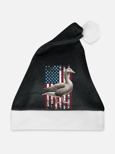 Pilgrim Goose US Pilgrim Gans - Weihnachtsmütze - Schwarz/Weiß