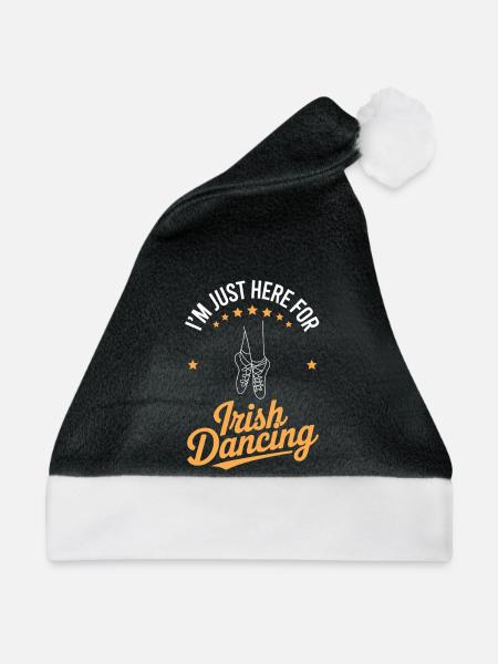 Irish Dance Irish Dancing Geschenke - Weihnachtsmütze - Schwarz/Weiß