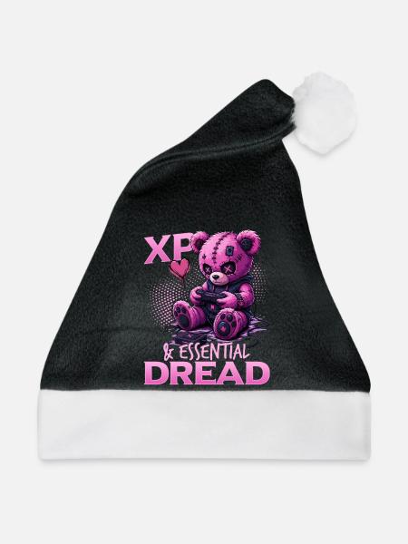 Pastel Goth Soft Goth Gaming Gamer - Weihnachtsmütze - Schwarz/Weiß