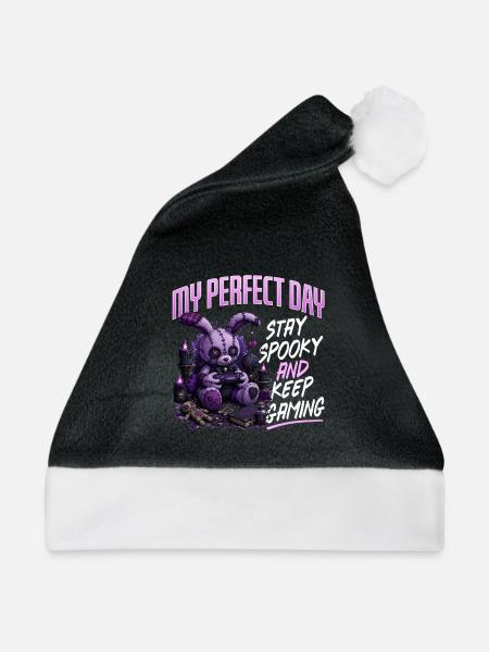 Pastel Goth Soft Goth Gaming Gamer - Weihnachtsmütze - Schwarz/Weiß