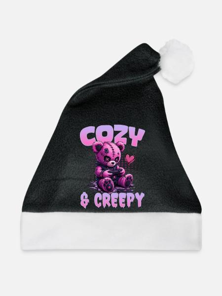 Pastel Goth Soft Goth Gaming Gamer - Weihnachtsmütze - Schwarz/Weiß