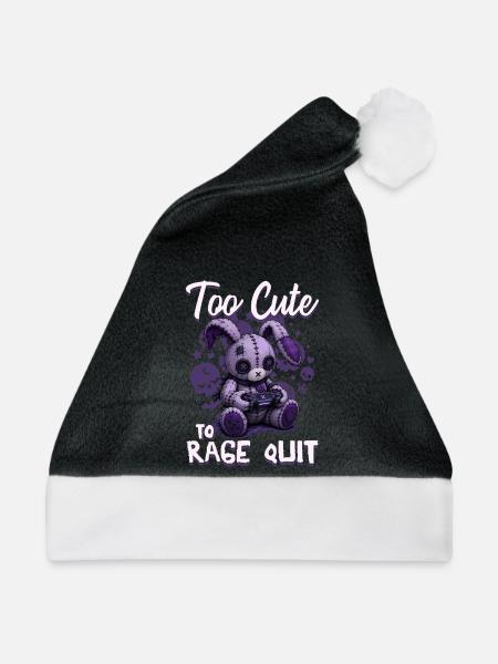 Pastel Goth Soft Goth Gaming Gamer - Weihnachtsmütze - Schwarz/Weiß
